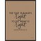 Words of Wisdom IV - The Time is Right by Becky Thorns 18-in. W x 24-in. H. Canvas Wall Art Print Framed in Black